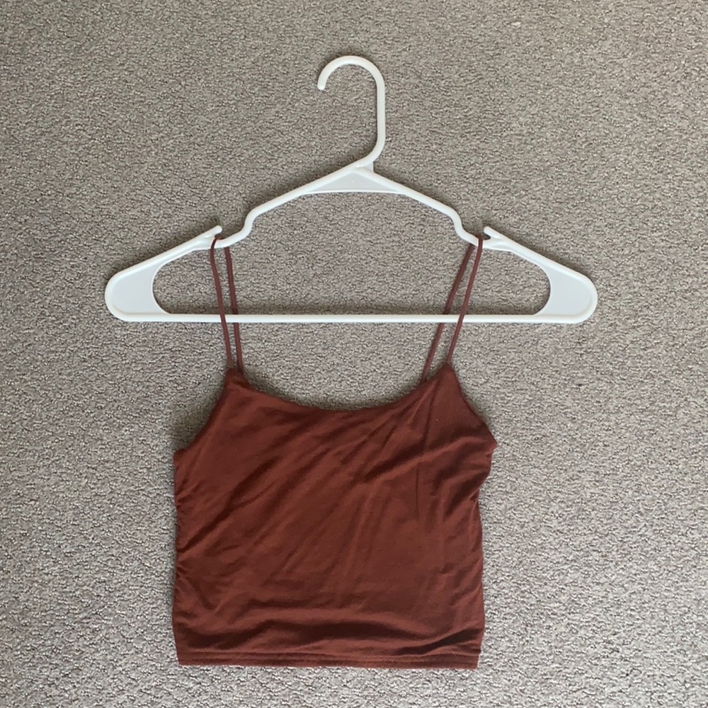 Pacsun Basics Brown Tank Top